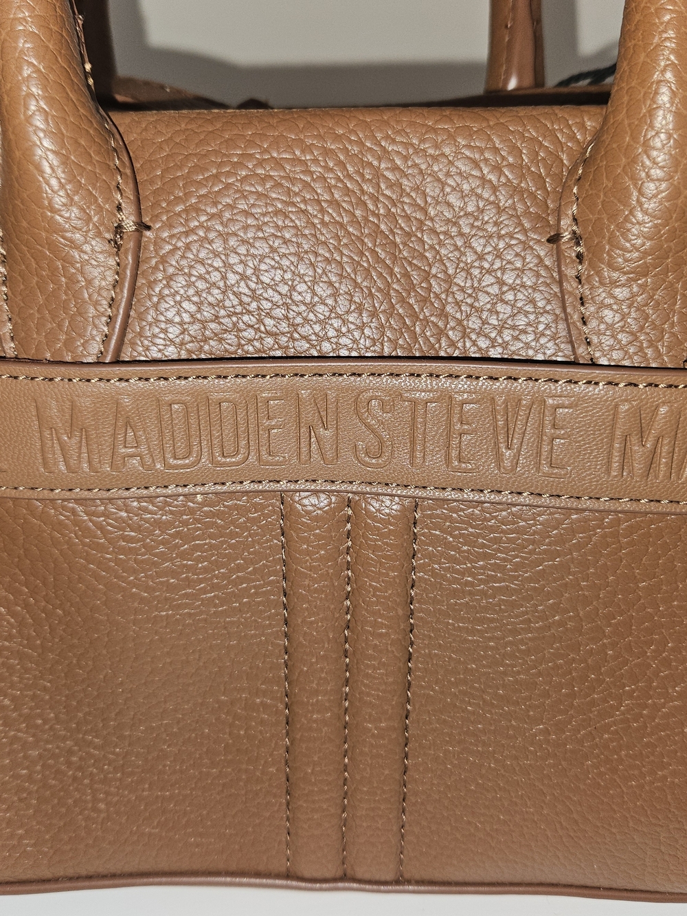 Steve Madden Bromaa Crossbody Satchel Bag Cinnamon Brown NWT - Picture 2 of 7
